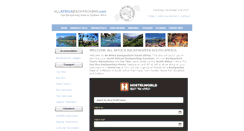 Desktop Screenshot of allafricabackpackers.com
